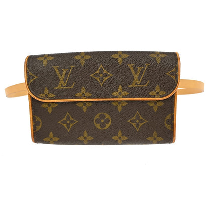 Louis Vuitton Florentine Waist Bag Monogram Canvas, BROWN, CANVAS, Clutche & pouche