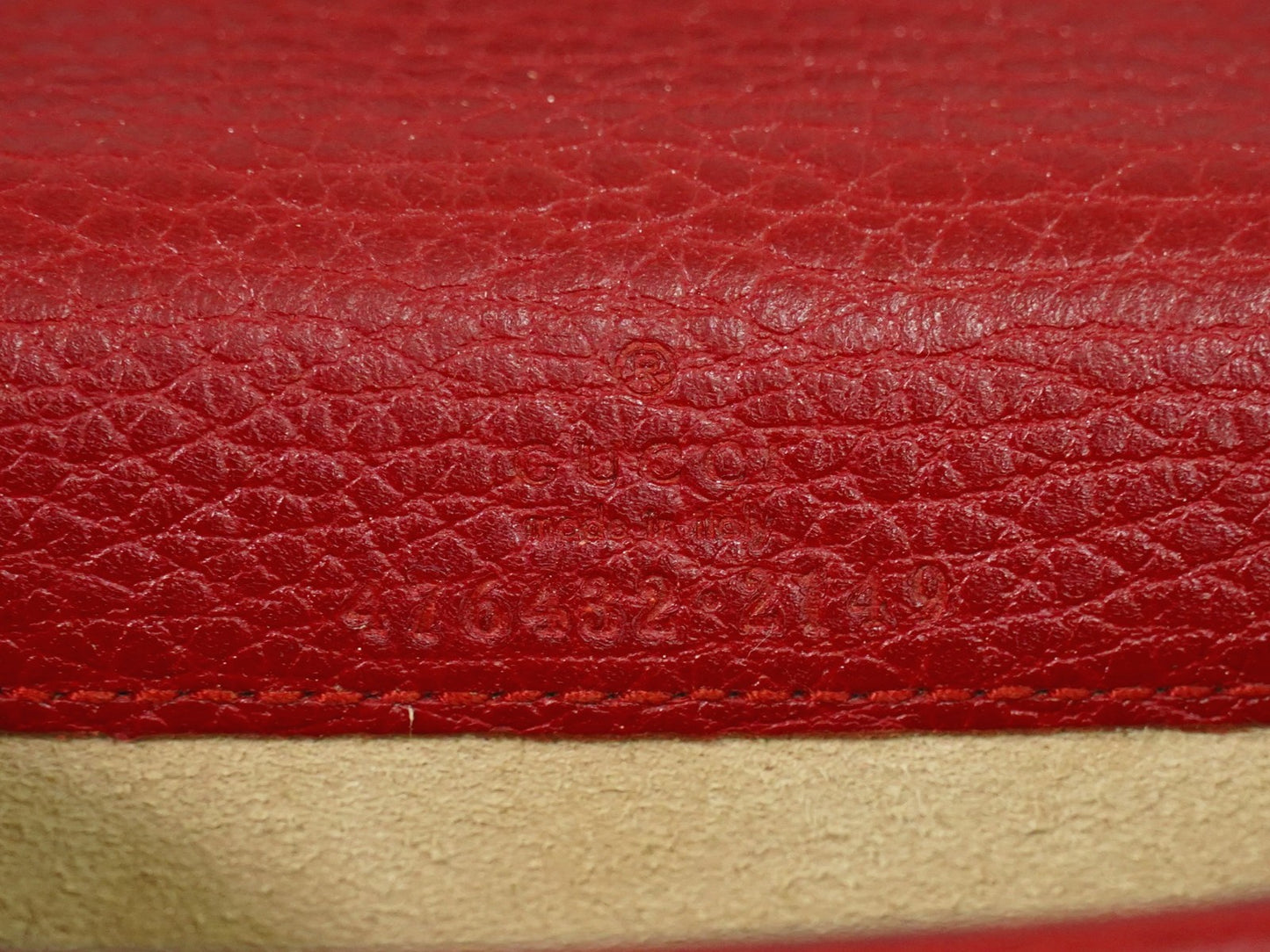 Gucci Dionysus Bag Leather, RED, LEATHER, Crossbody bag