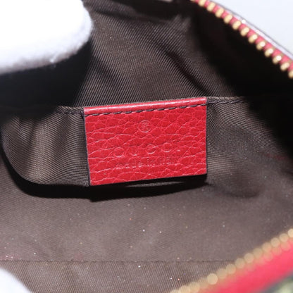 Gucci Ophidia Cosmetic Pouch Flora GG Coated Canvas, BEIGE, PVC, Clutche & pouche