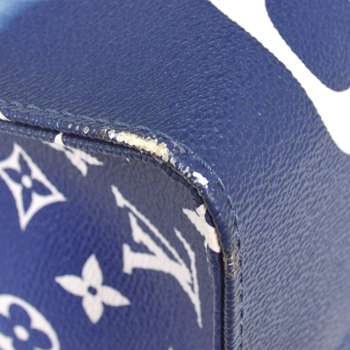 Louis Vuitton OnTheGo Tote Limited Edition Escale Monogram Giant, BLUE, CANVAS, Tote bag