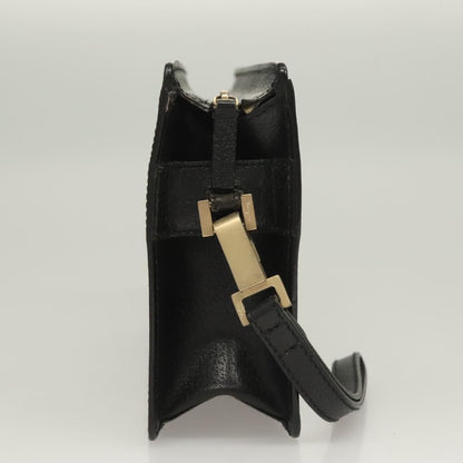 Salvatore Ferragamo Vintage clutch Bag Leather, BLACK, LEATHER, Clutche & pouche