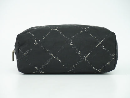 Chanel Travel line pouch Nylon, BLACK, NYLON, Travel bag