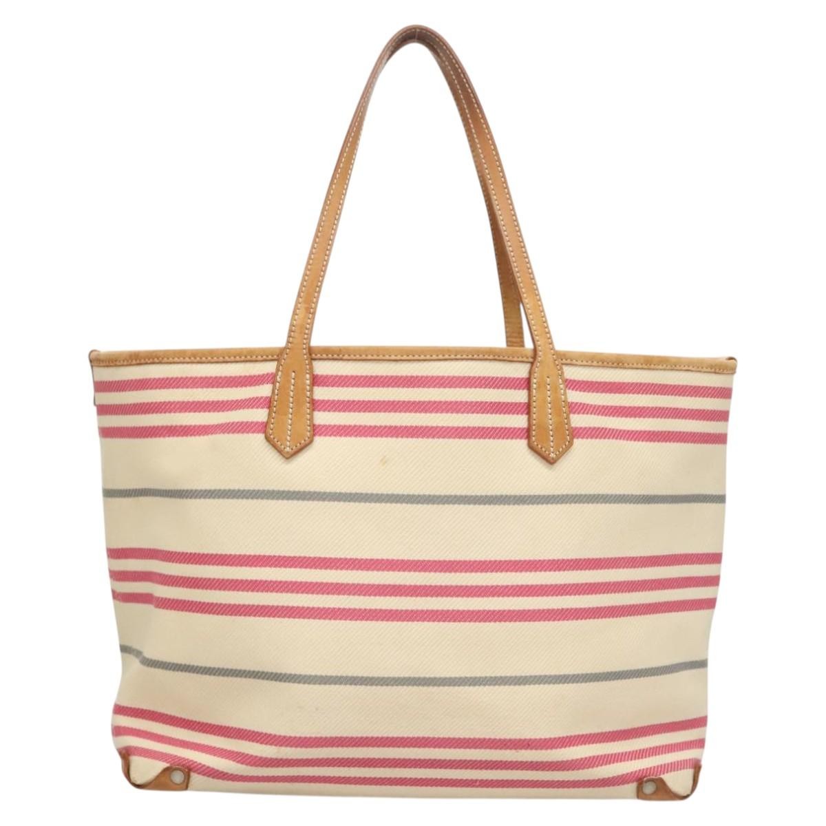 Burberry Blue Label Tote Bag Canvas, BEIGE, CANVAS, Tote bag