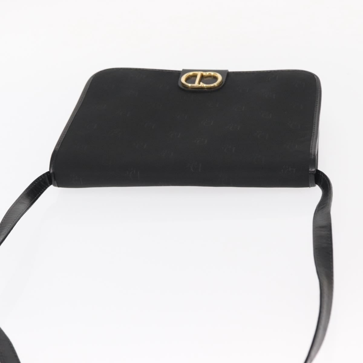 Christian Dior Vintage Shoulder Bag Nylon, BLACK, NYLON, Shoulder bag