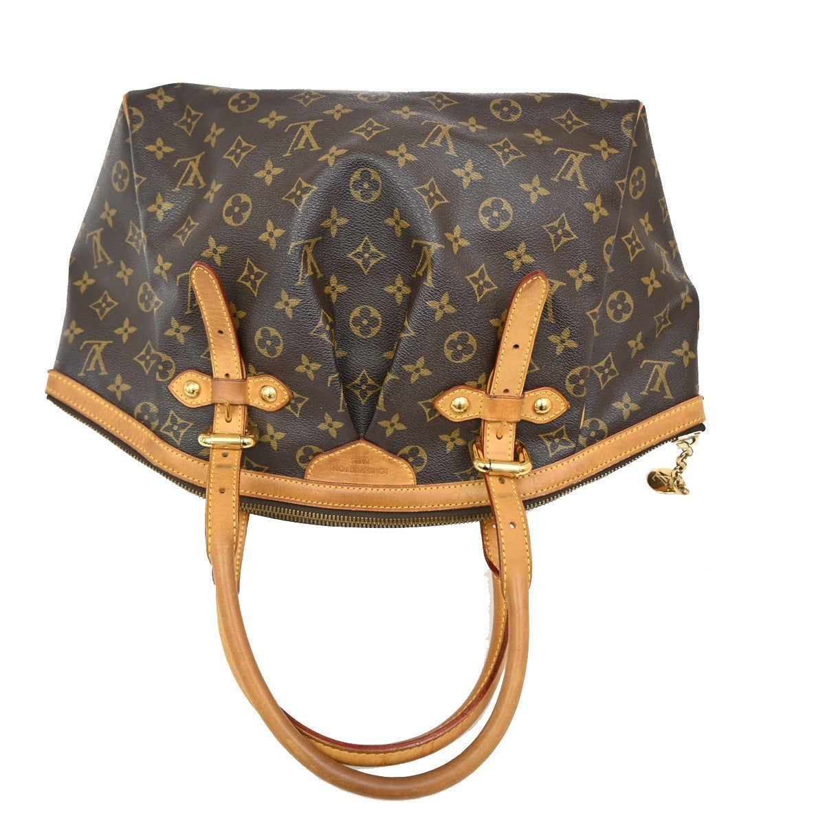 Louis Vuitton Tivoli Handbag Monogram Canvas, BROWN, CANVAS, Shoulder bag