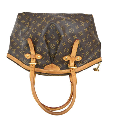 Louis Vuitton Tivoli Handbag Monogram Canvas, BROWN, CANVAS, Shoulder bag
