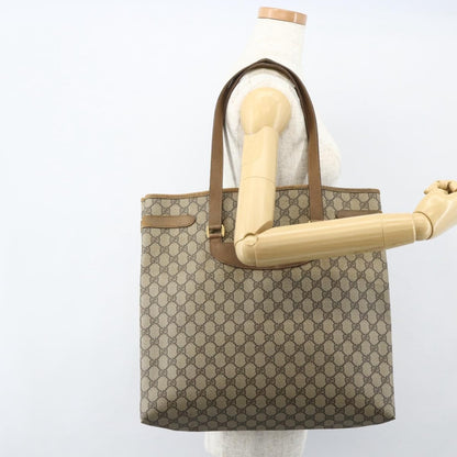 Gucci GG supreme tote bag Canvas, BEIGE, CANVAS, Tote bag