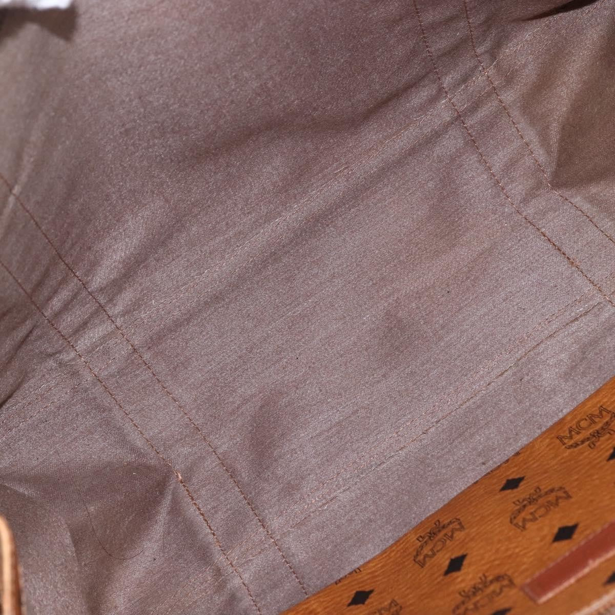 MCM Vintage Visetos Tote bag Canvas, BROWN, CANVAS, Tote bag
