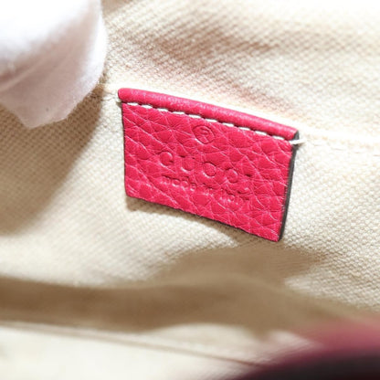 Gucci Bamboo Tassel Backpack Leather, PINK, LEATHER, Backpack