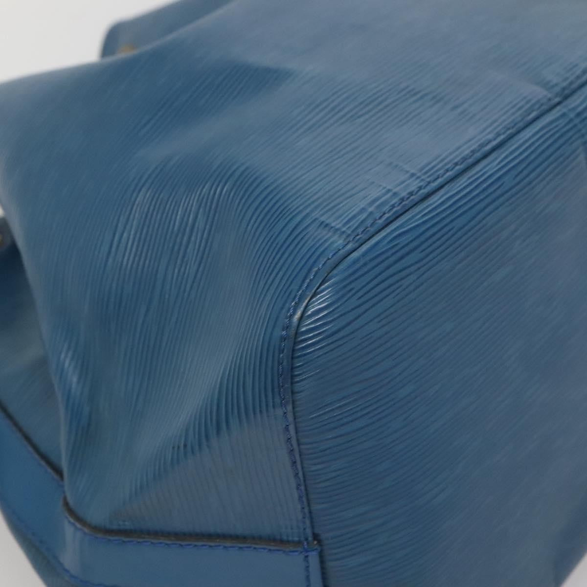 Louis Vuitton Petit Noe Handbag Epi Leather, BLUE, LEATHER, Handbag