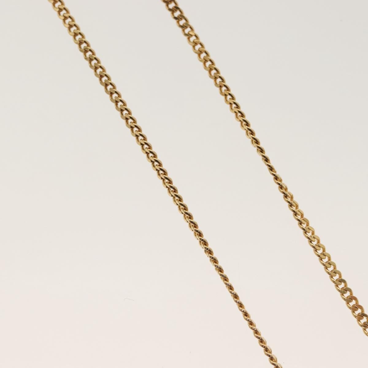 Christian Dior CD Pendant Necklace Gold-plated, GOLD, METAL, Necklace