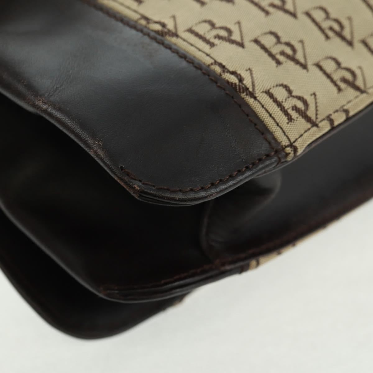 Bottega Veneta Vintage Flap Shoulder Bag Canvas, BEIGE, CANVAS, Shoulder bag