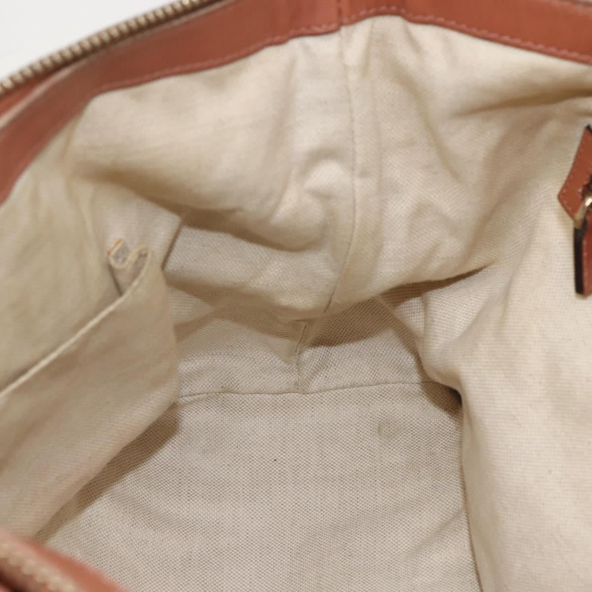 Gucci Vintage tote Canvas, BROWN, CANVAS, Tote bag