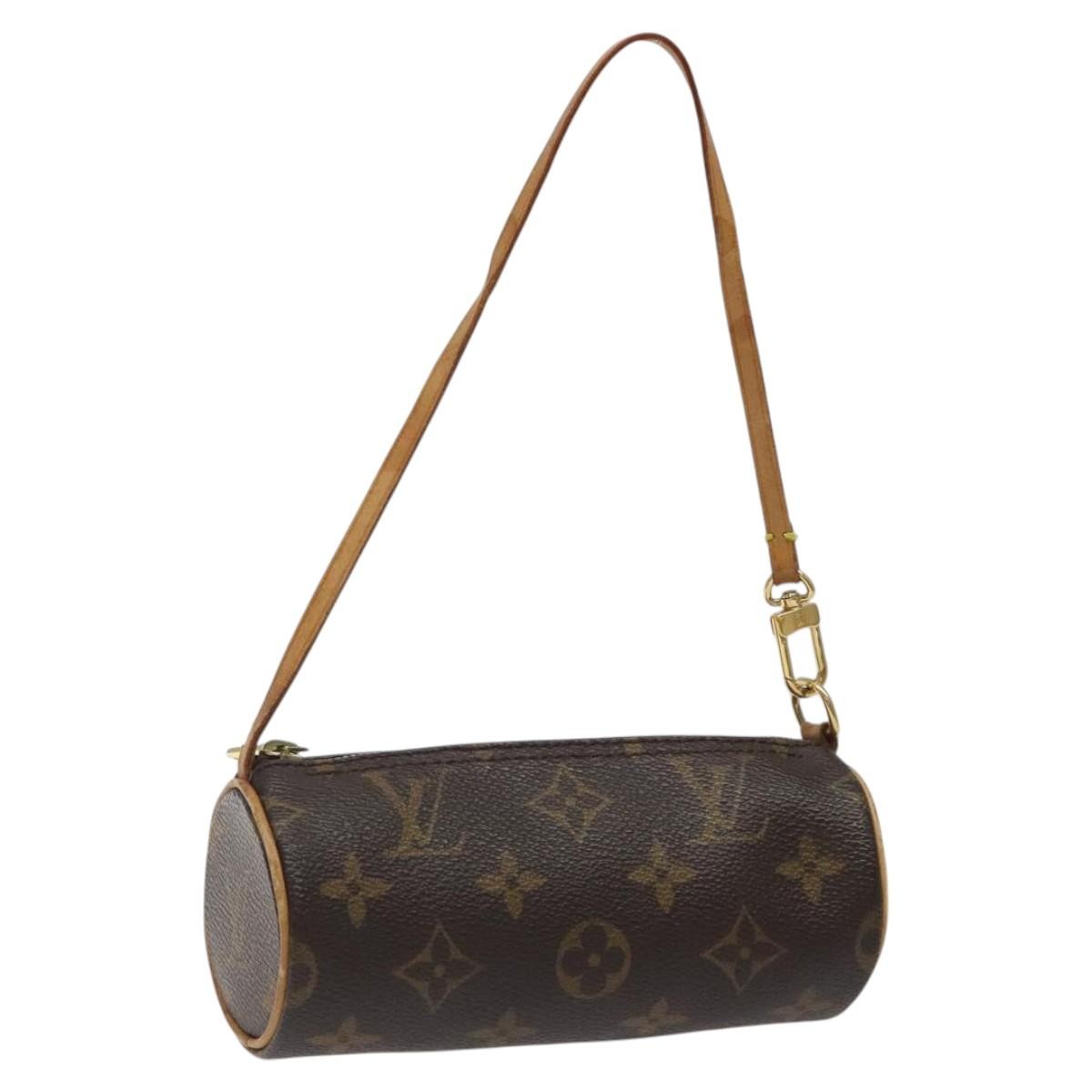 Louis Vuitton Papillon Pochette Monogram Canvas, BROWN, CANVAS, Handbag