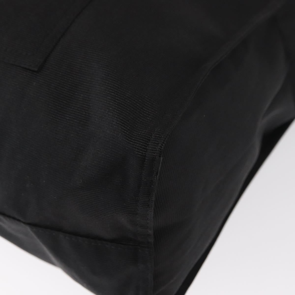 Fendi Vintage Convertible Logo Weekender Nylon, BLACK, NYLON, Tote bag