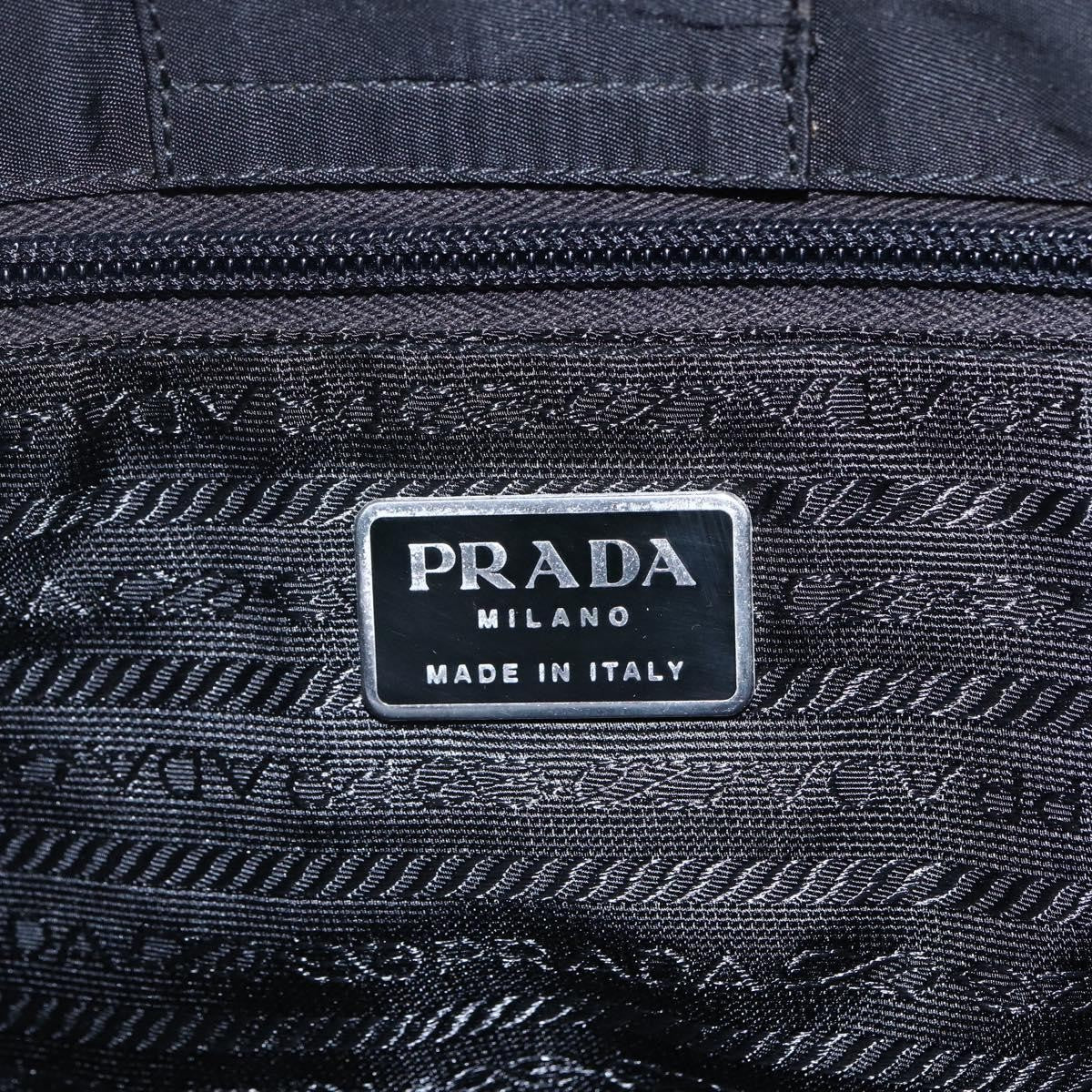 Prada Vintage Tote Tessuto, BLACK, NYLON, Tote bag