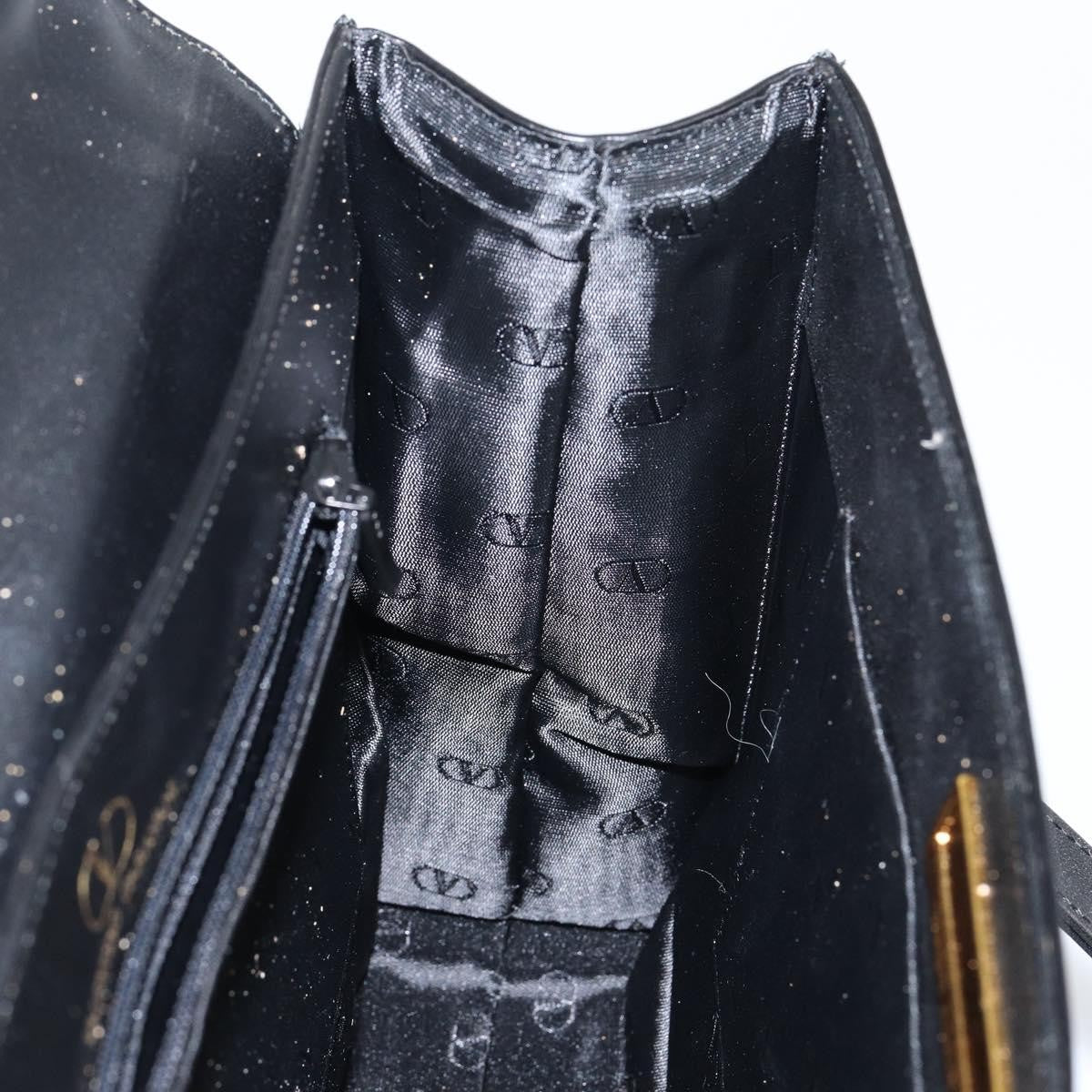 Valentino Garavani Flap Shoulder Bag Leather, BLACK, LEATHER, Shoulder bag