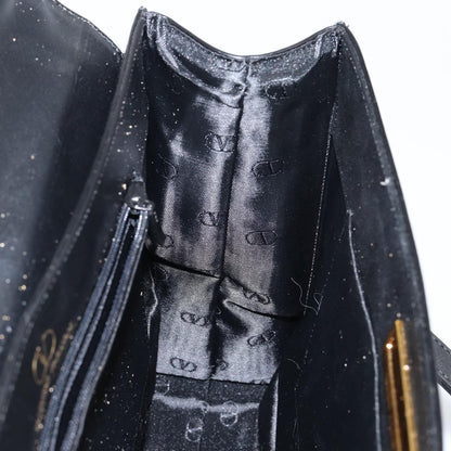 Valentino Garavani Flap Shoulder Bag Leather, BLACK, LEATHER, Shoulder bag