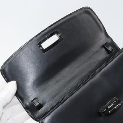 Givenchy Twist lock top handle bag Leather, BLACK, LEATHER, Handbag