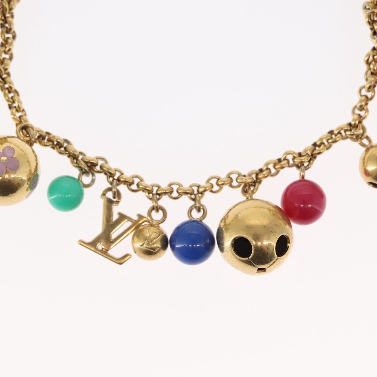 Louis Vuitton Chaine Grelots Bag Charm and Key Holder Metal, GOLD, METAL, Charms and Keychains