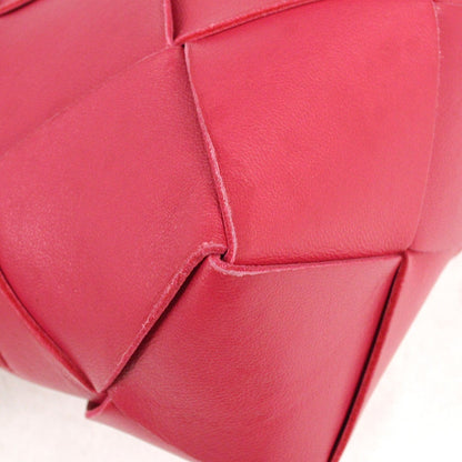 Bottega Veneta Cassette Camera Crossbody Bag Maxi Intrecciato Leather, PINK, LEATHER, Shoulder bag