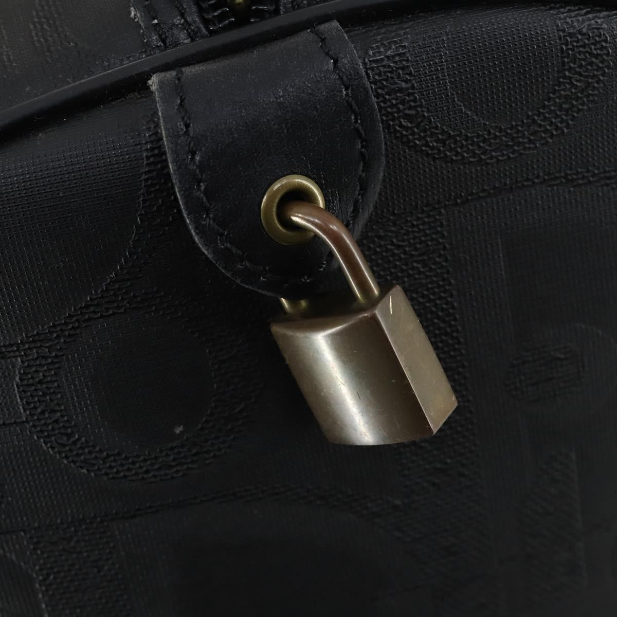 Christian Dior Vintage Trotter Boston Bag PVC, BLACK, PVC, Travel bag