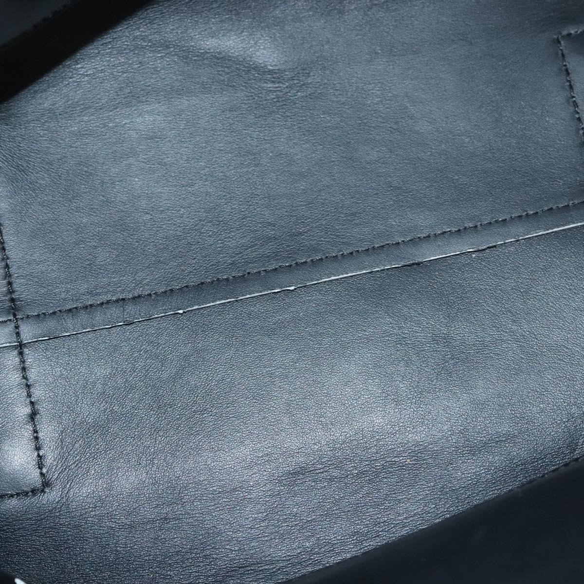 Burberry Belt Tote Perforated Leather, BLACK, LEATHER, Tote bag