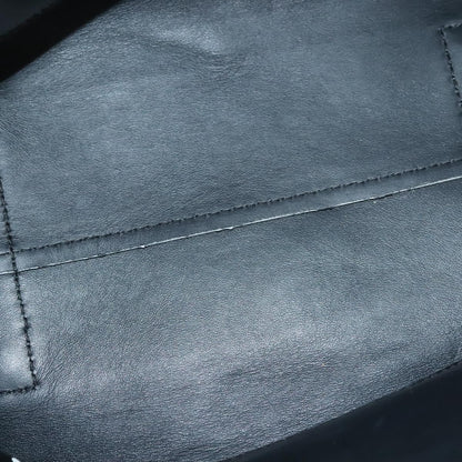 Burberry Belt Tote Perforated Leather, BLACK, LEATHER, Tote bag