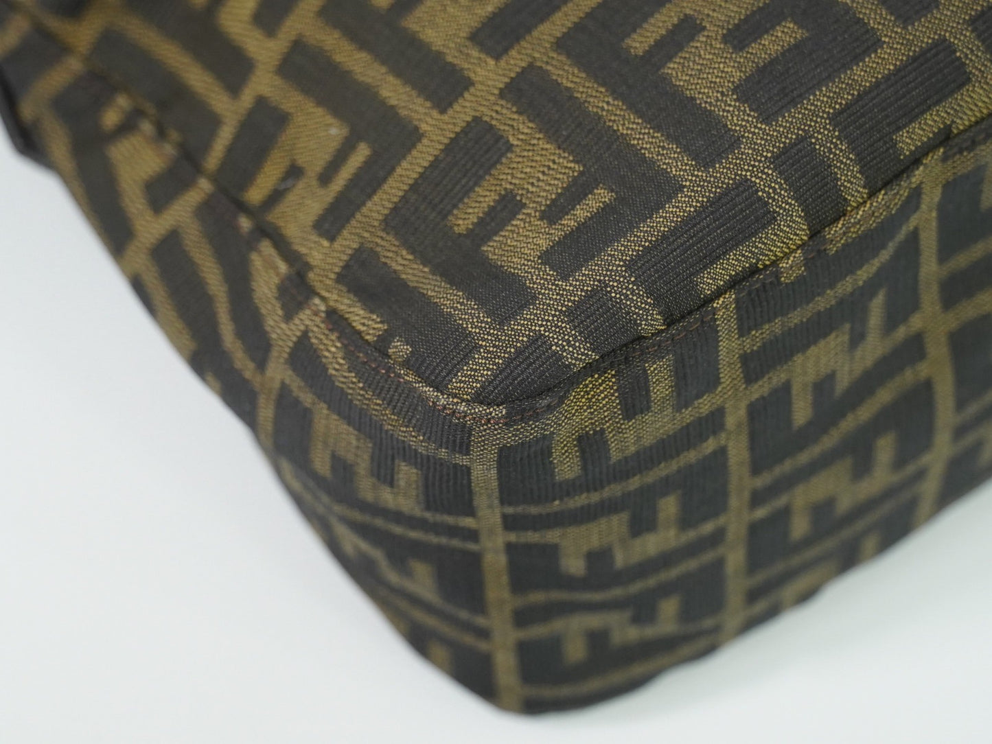 Fendi Vintage Zucca Zucca canvas, BROWN, CANVAS, Handbag