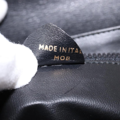 Celine Shoulder Bag Leather, BLACK, LEATHER, Shoulder bag