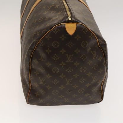 Louis Vuitton Keepall Bag Monogram Canvas, BROWN, CANVAS, Travel bag