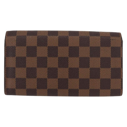Louis Vuitton Sarah Wallet NM Damier, BROWN, CANVAS, Wallets