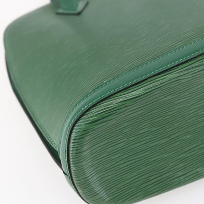 Louis Vuitton Lussac Handbag Epi Leather, GREEN, LEATHER, Shoulder bag