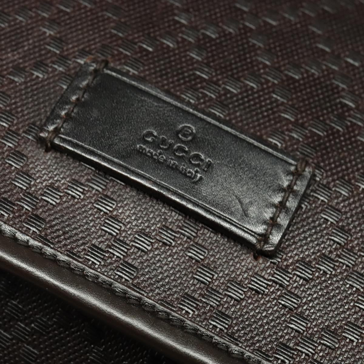 Gucci Lux Flap Messenger Bag Diamante Leather, BROWN, LEATHER, Crossbody bag