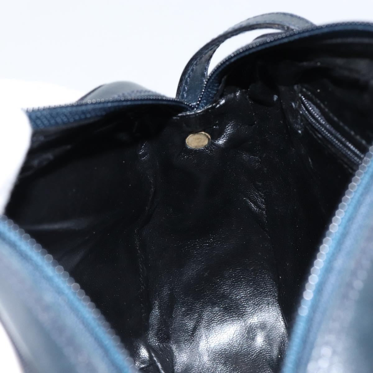 Salvatore Ferragamo Vala Shoulder Bag Leather, NAVY, LEATHER, Shoulder bag