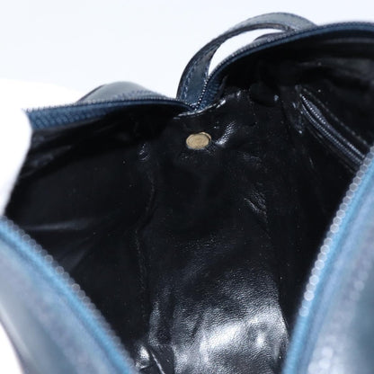 Salvatore Ferragamo Vala Shoulder Bag Leather, NAVY, LEATHER, Shoulder bag