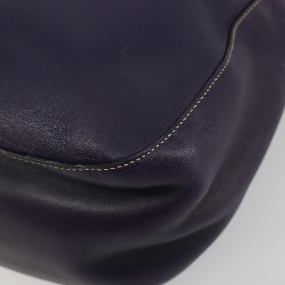 Prada Chain Shoulder Bag Leather, Purple, Leather, Handbag