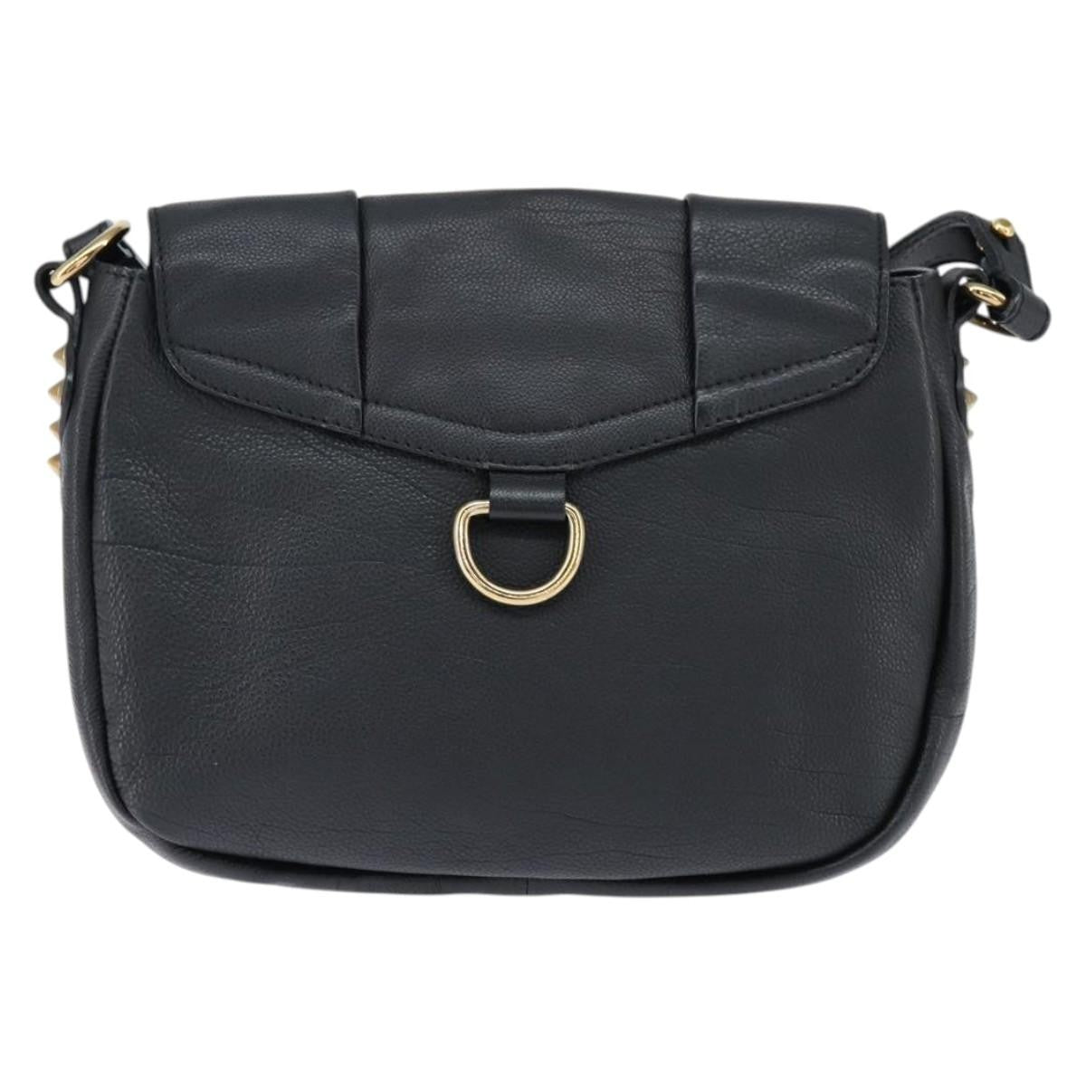 Chloe Elsie Crossbody Bag Leather, BLACK, LEATHER, Shoulder bag