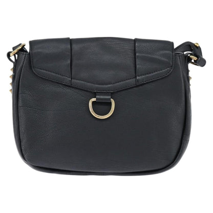 Chloe Elsie Crossbody Bag Leather, BLACK, LEATHER, Shoulder bag