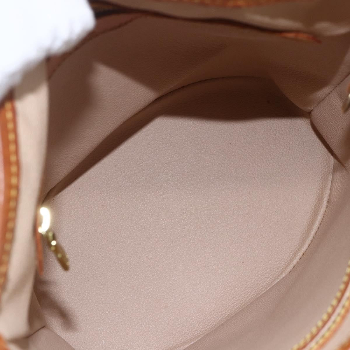 Louis Vuitton Petit Bucket Bag Monogram Canvas, BROWN, CANVAS, Shoulder bag