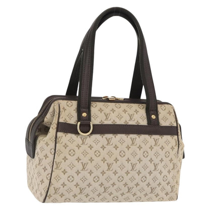 Louis Vuitton Josephine Handbag Mini Lin, KHAKI, CANVAS, Handbag