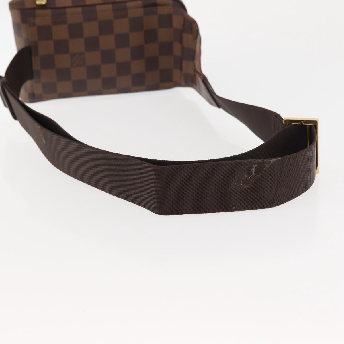 Louis Vuitton Geronimos Waist Bag Damier, BROWN, CANVAS, Shoulder bag