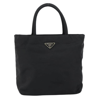 Prada Vintage Zip Tote Tessuto, BLACK, NYLON, Tote bag