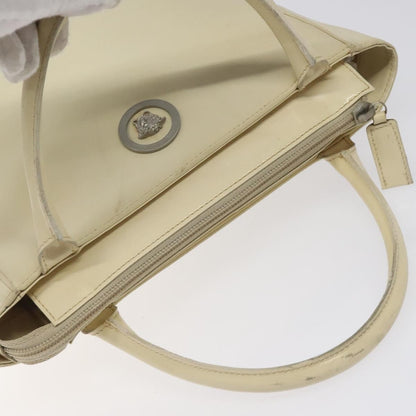 Versace Vintage Handbag Nylon, BEIGE, NYLON, Handbag