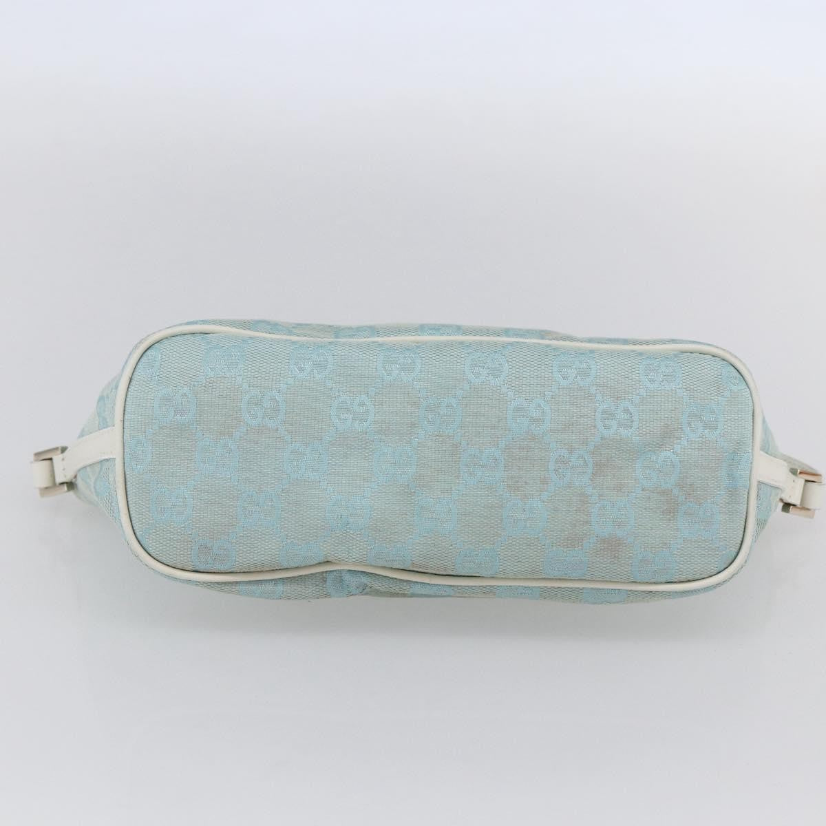 Gucci Vintage Boat Pochette GG Canvas, BLUE, CANVAS, Clutche & pouche
