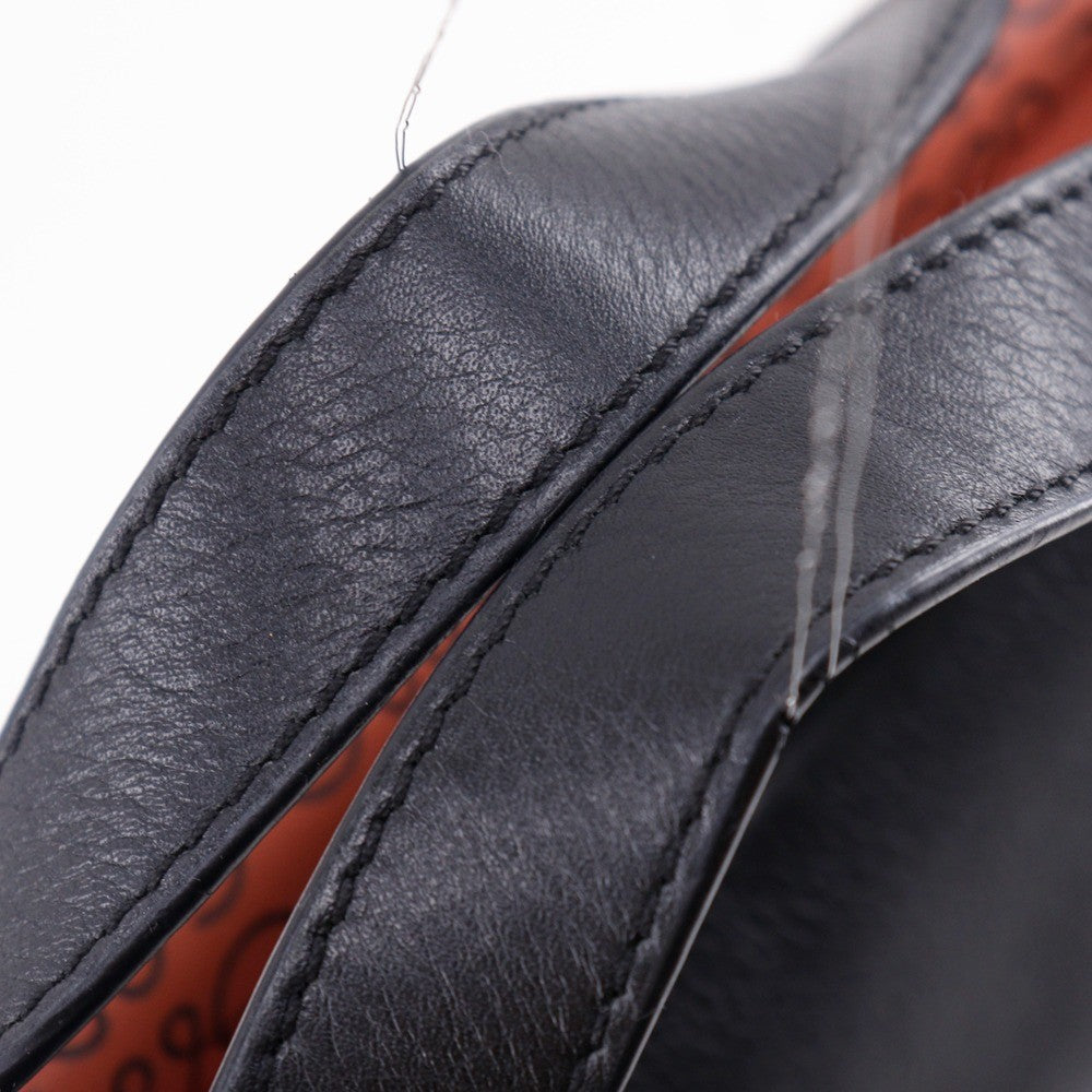 Loewe Missy Handbag Anagram Printed Leather, BLACK, LEATHER, Handbag