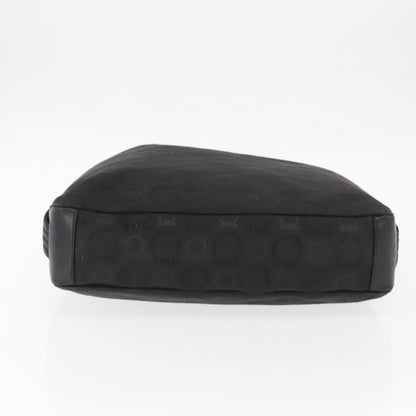 Salvatore Ferragamo Vintage Gancini Convertible Top Handle Bag Canvas, BLACK, CANVAS, Shoulder bag