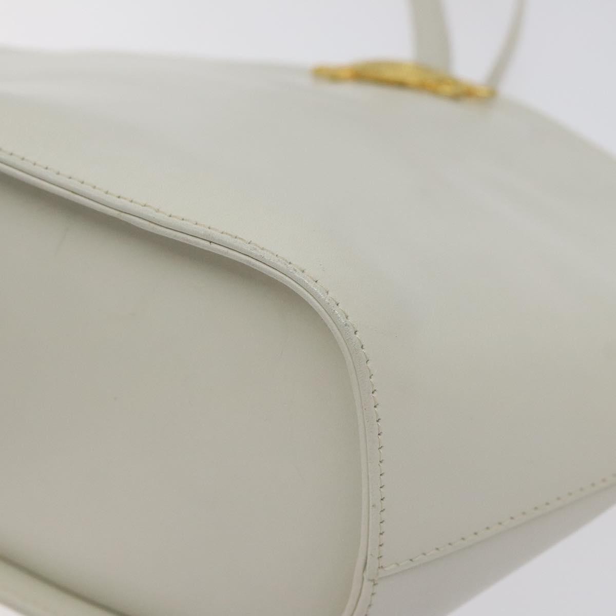 Salvatore Ferragamo Shoulder Bag Leather, WHITE, LEATHER, Shoulder bag