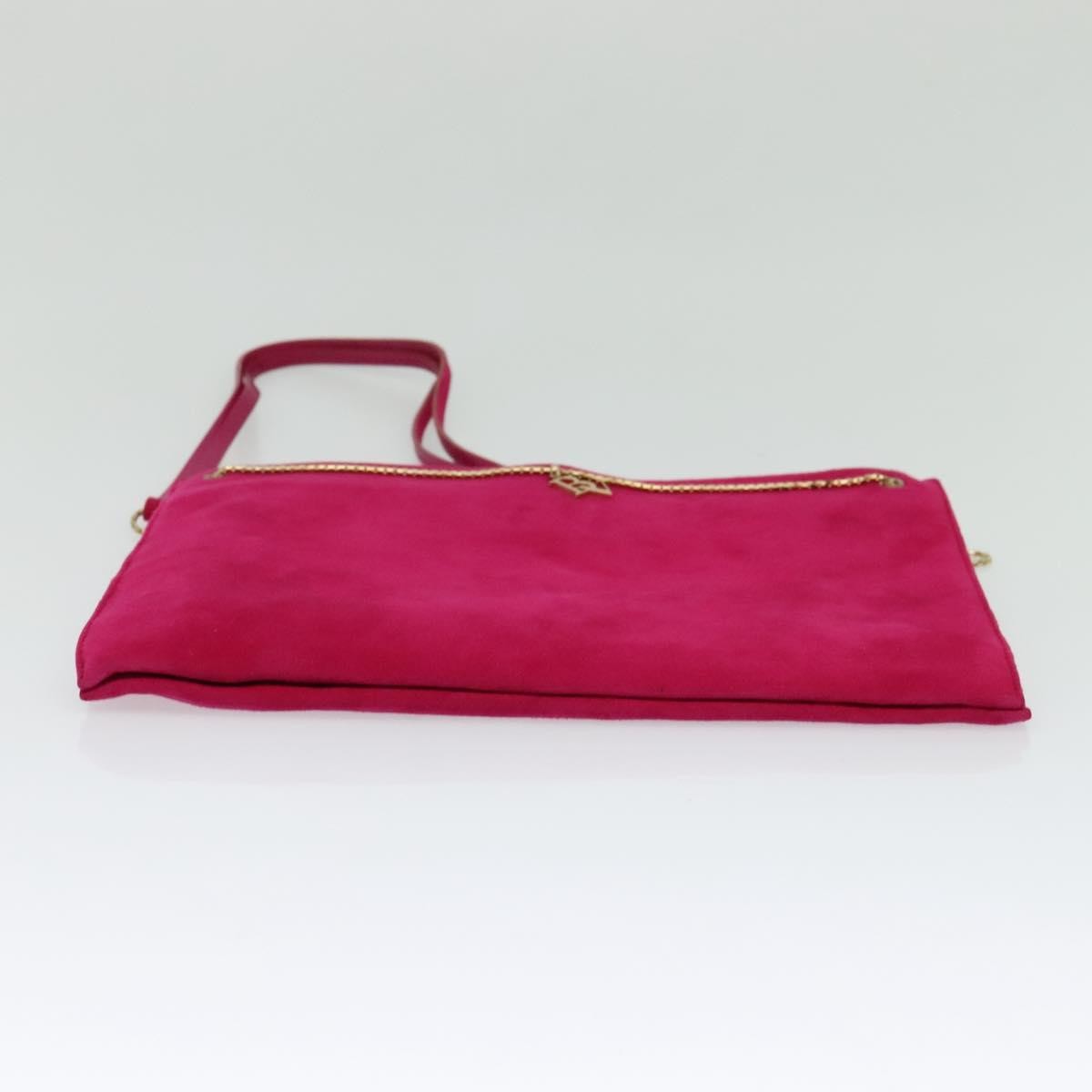 Bottega Veneta Vintage Shoulder Bag Suede, PINK, SUEDE, Shoulder bag