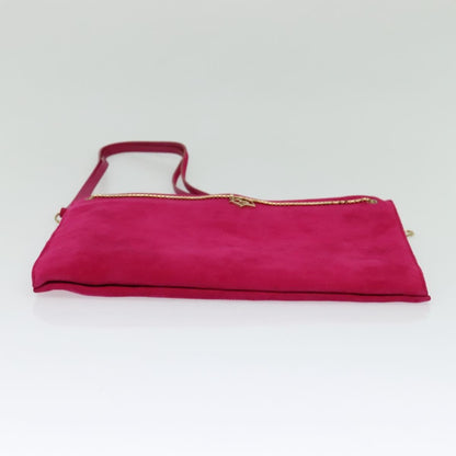 Bottega Veneta Vintage Shoulder Bag Suede, PINK, SUEDE, Shoulder bag
